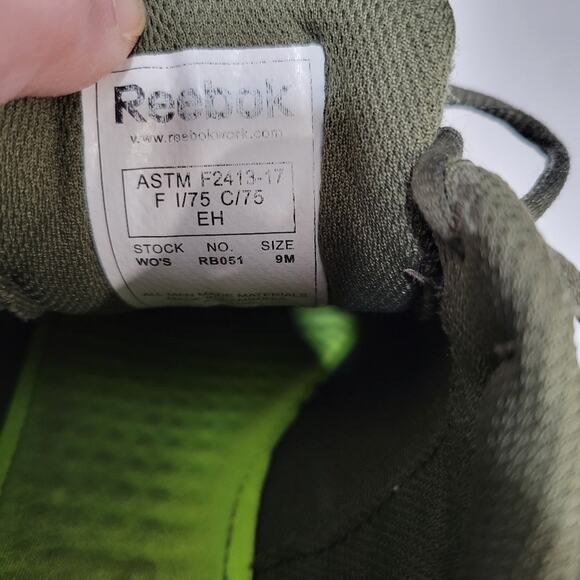 Womens Reebok Work Sublite Composit Toe Work Shoe Size 9M - Picture 8 of 10